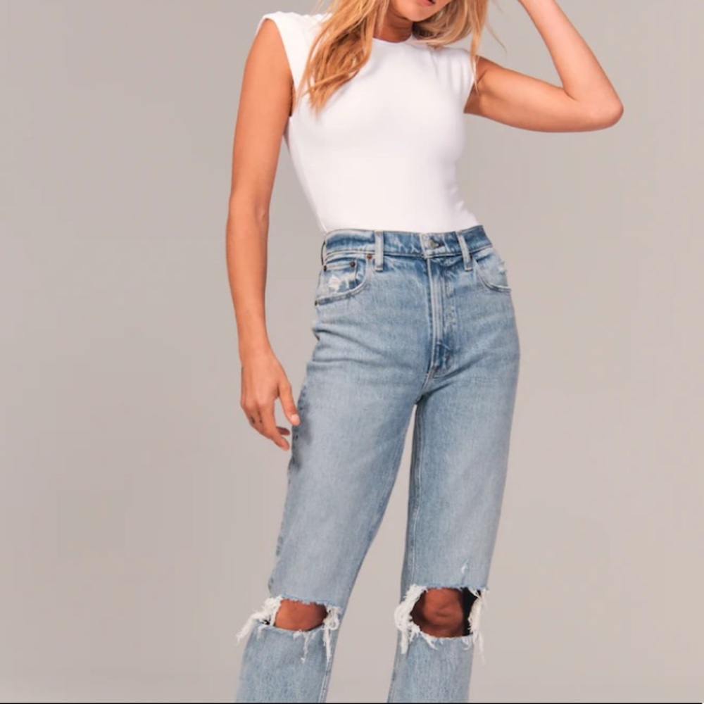 Abercrombie 90’s ultra high rise jeans